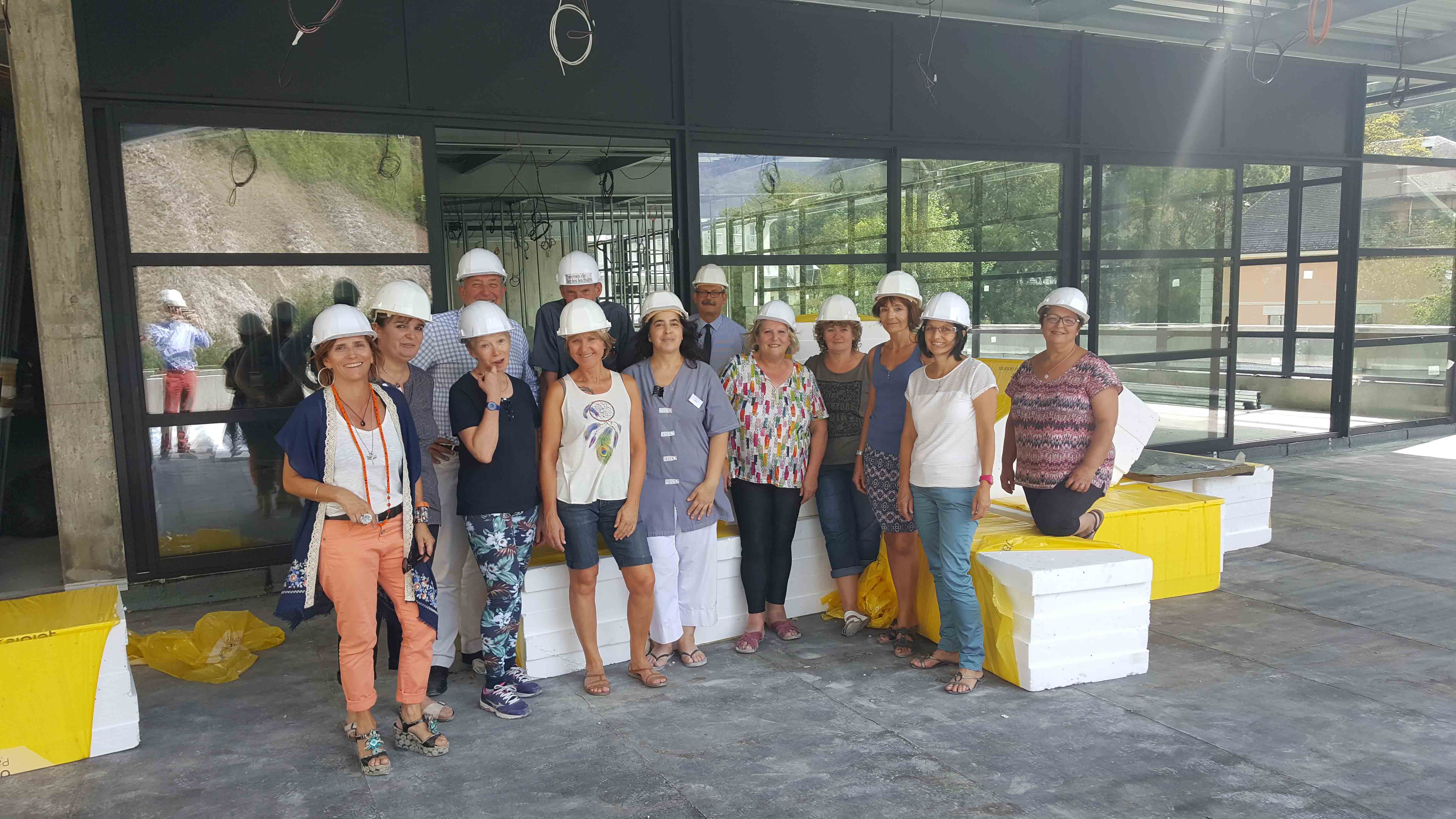 Visite des travaux par le CE_29082017