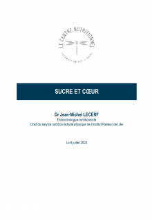 Conférence Sucre et Coeur, JM Lecerf